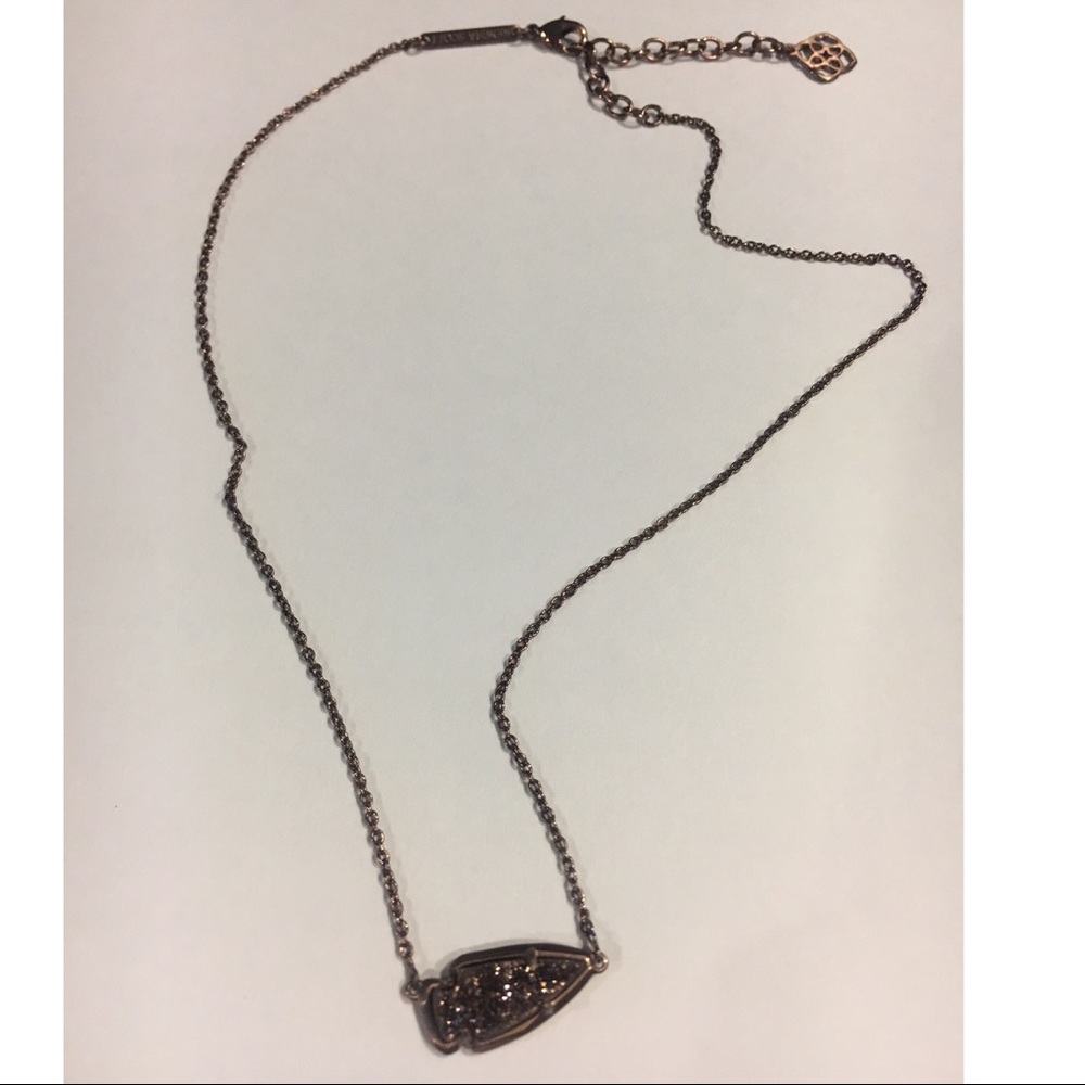 Kendra Scott Chocolate Drusy Necklace